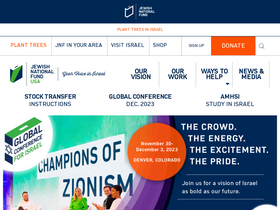 'zionistvillage.jnf.org' screenshot