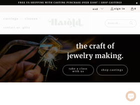 haroldstudio.com homepage screenshot