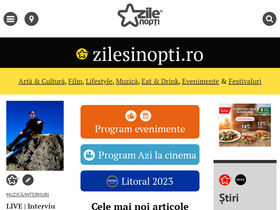 'zilesinopti.ro' screenshot