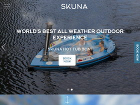 'skunaboats.com' screenshot