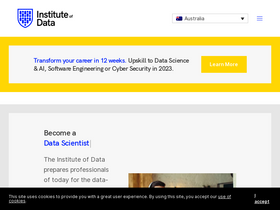 'institutedata.com' screenshot