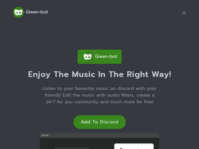 'green-bot.app' screenshot