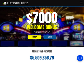 'platinumreels.com' screenshot