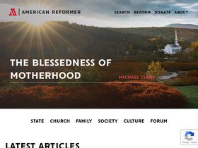 'americanreformer.org' screenshot