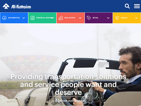 'al-futtaimauto.com' screenshot