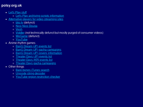 'polsy.org.uk' screenshot
