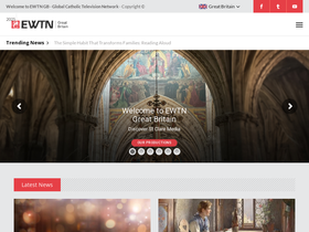 'ewtn.co.uk' screenshot