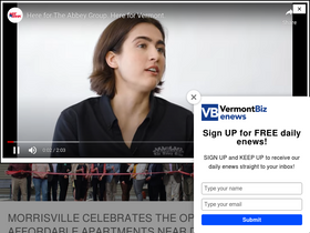 'vermontbiz.com' screenshot