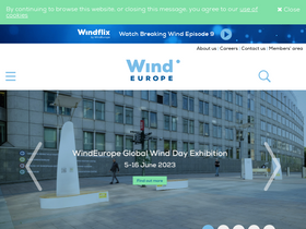 'windeurope.org' screenshot