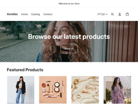 aureliaz.com homepage screenshot