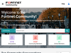 community.fortinet.com