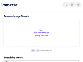 'immerse.zone' screenshot