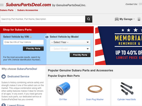 'subarupartsdeal.com' screenshot