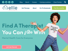 'elliementalhealth.com' screenshot