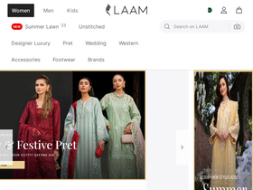 'laam.pk' screenshot