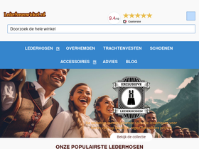 lederhosenwinkel.nl screenshot