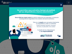 'mifel.com.mx' screenshot