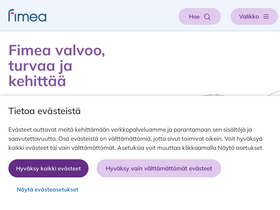 'fimea.fi' screenshot