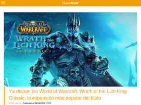 'guiaswow.com' screenshot