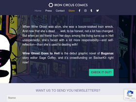 'ironcircus.com' screenshot