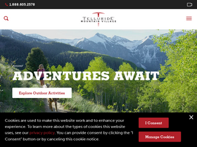 'telluride.com' screenshot