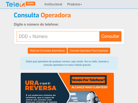 'consultaoperadora.com.br' screenshot