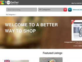'truegether.com' screenshot
