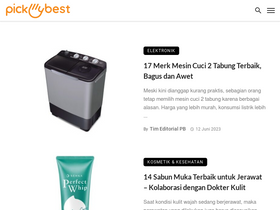 'pickybest.id' screenshot
