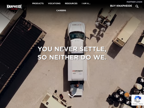 'knapheide.com' screenshot