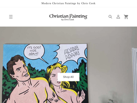 christianpainting.art homepage screenshot