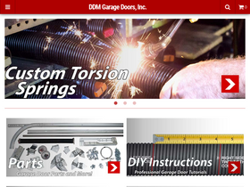 'ddmgaragedoors.com' screenshot