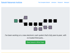 'nakamotoinstitute.org' screenshot