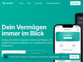 'parqet.com' screenshot