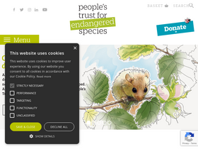 'ptes.org' screenshot