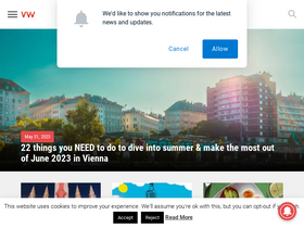 'viennawurstelstand.com' screenshot