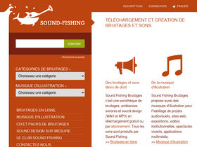 'sound-fishing.net' screenshot