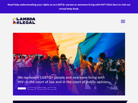 'lambdalegal.org' screenshot