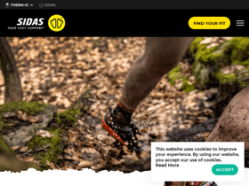 'sidas.com' screenshot