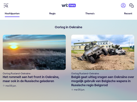 'vrtnws.be' screenshot