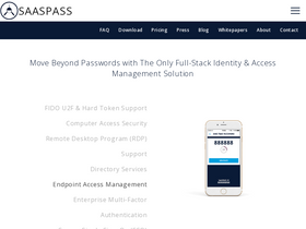 'saaspass.com' screenshot