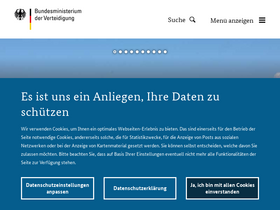 'bmvg.de' screenshot