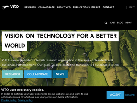 'vito.be' screenshot