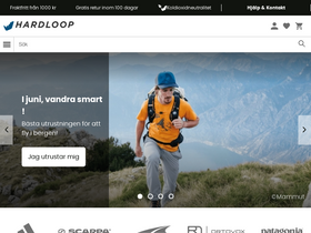 'hardloop.se' screenshot