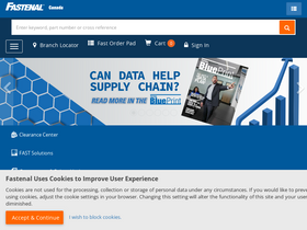 'fastenal.ca' screenshot