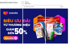 'sosanhgia.com' screenshot