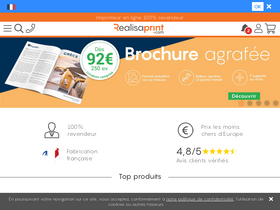 'realisaprint.com' screenshot