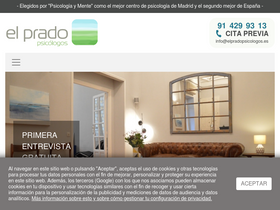 'elpradopsicologos.es' screenshot