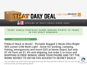'thatdailydeal.com' screenshot