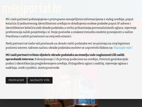 'mojportal.hr' screenshot