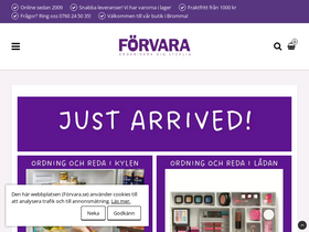 'forvara.se' screenshot